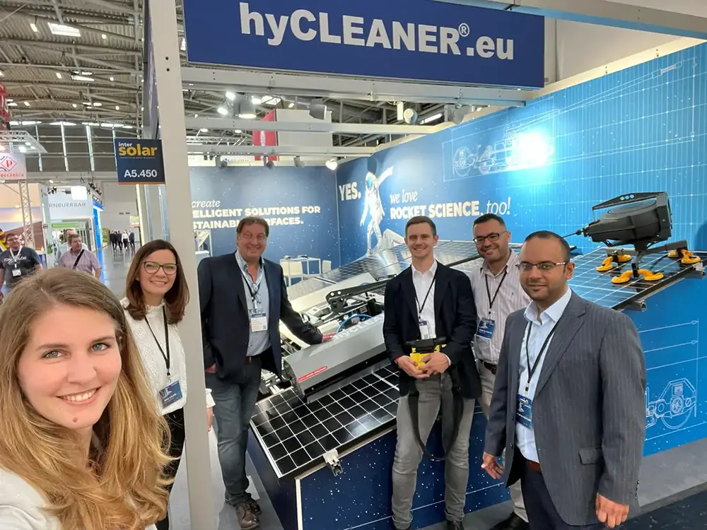 hyCleaner Grupenfoto Messe