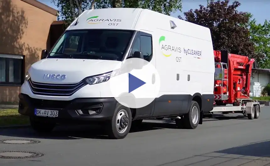 hyCleaner Van mit CMC Arbeitsbühne