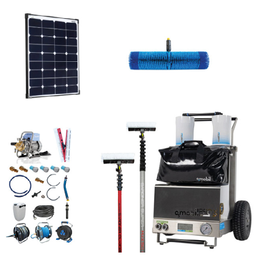 Verschiedene hyCleaner Handbürstensysteme