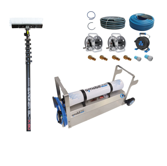 Verschiedene hyCleaner Handbürstensysteme