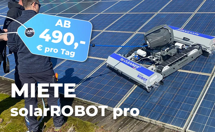 Preisschild Miete solarROBOT pro