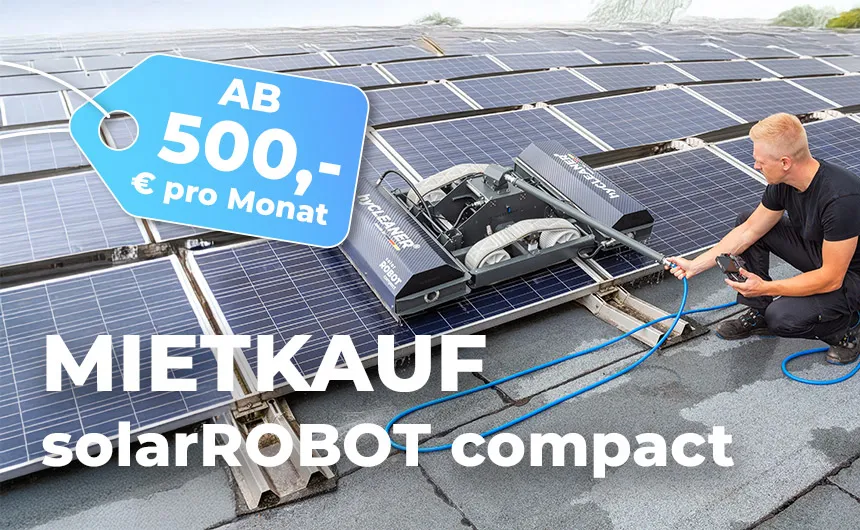 Preisschild Mietkauf solarROBOT compact