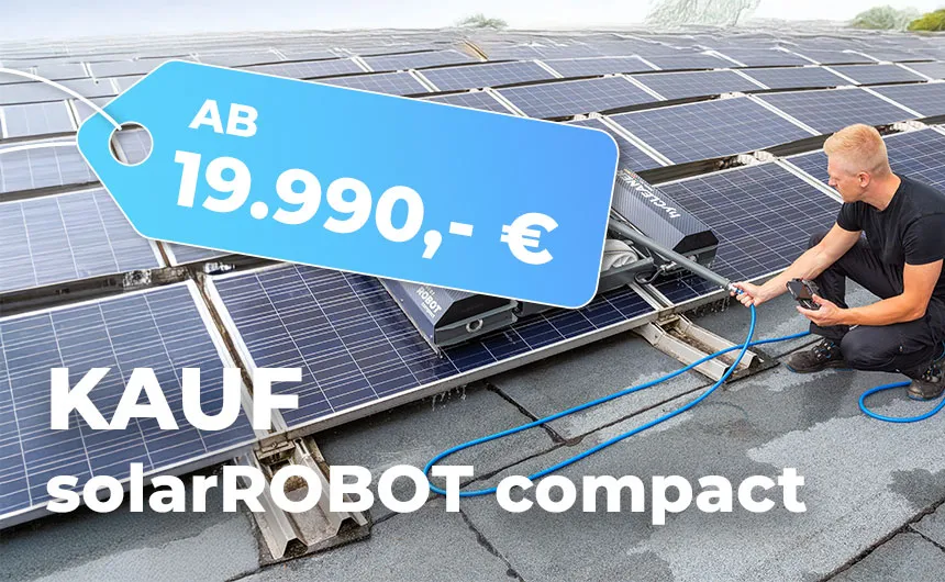 Preisschild Kauf solarROBOT compact